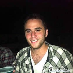 Casey Blustein, 22, got a hold of relatives online to let them know he was safe.