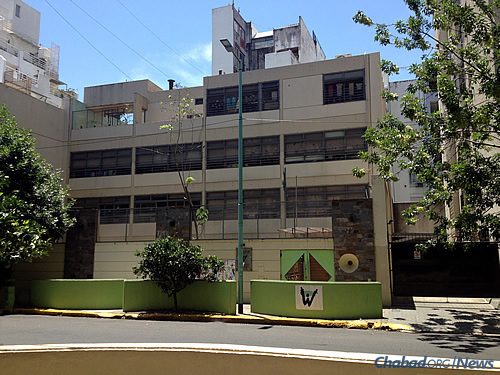 Chabad's Wolfsohn-Tabacinic nursery through seventh-grade Jewish day school in the Belgrano neighborhood of Buenos Aires