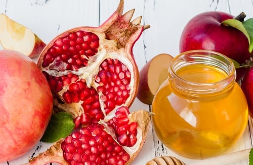 On Rosh Hashanah, we eat pomegranate to ask G-d that our merits multiply like the seeds of this delicious fruit.