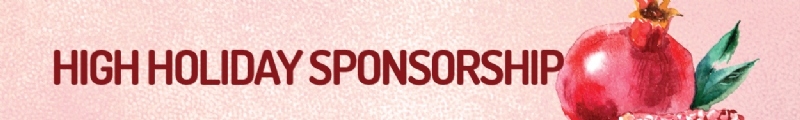 Image result for high holiday sponsorships banner