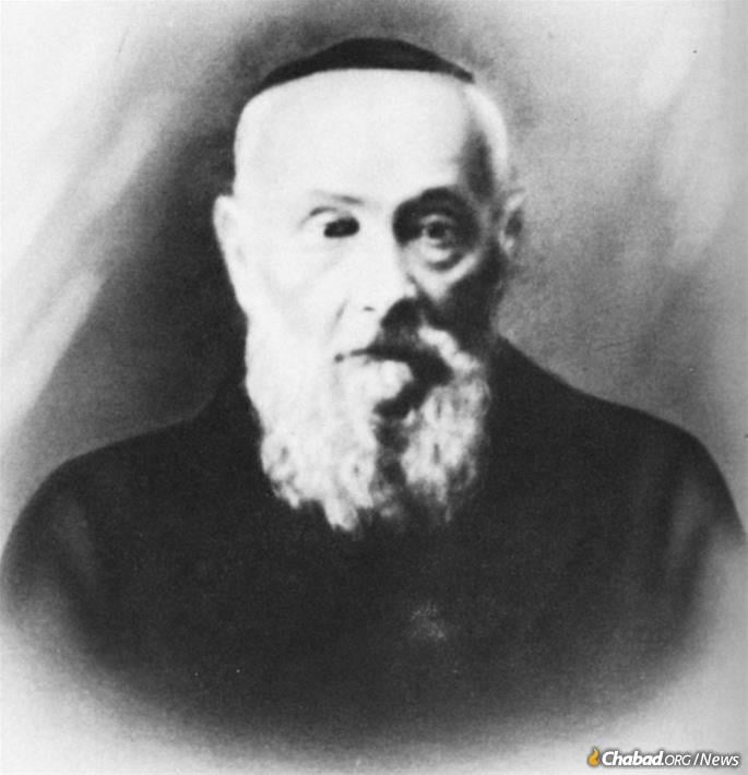 Rabbi Levi Yitzchak towards the end of his life, a photo reportedly taken in Chi'ili. "My father, of blessed memory?" the Rebbe wrote on the back of the photograph.